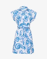 Trisha Shirtdress Seashells