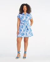 Trisha Shirtdress Seashells