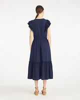 Meg Midi Dress Navy