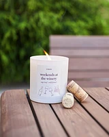 Weekends at the Winery Candle