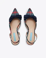 Tess Slingback Georgia Plaid