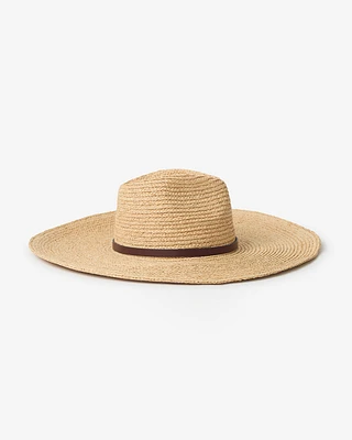 Wide Brim Raffia Hat