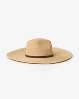 Wide Brim Raffia Hat