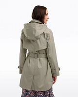 Meghan Trench Coat Spring Sage
