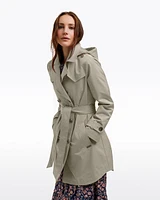 Meghan Trench Coat Spring Sage