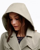Meghan Trench Coat Spring Sage