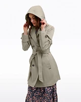 Meghan Trench Coat Spring Sage