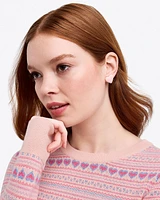 Puffy Heart Stud