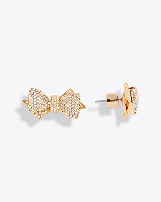 Pave Bow Studs