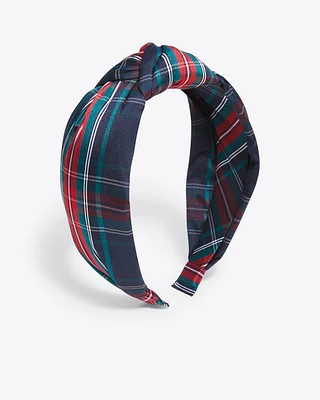 Plaid Knot Headband