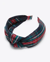 Plaid Knot Headband