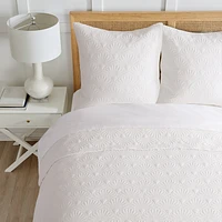 Davenport White Coverlet