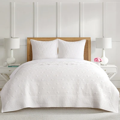 Davenport White Coverlet