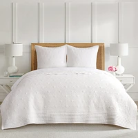 Davenport White Coverlet