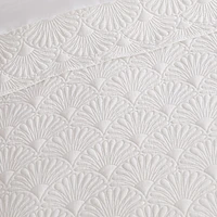 Davenport White Coverlet