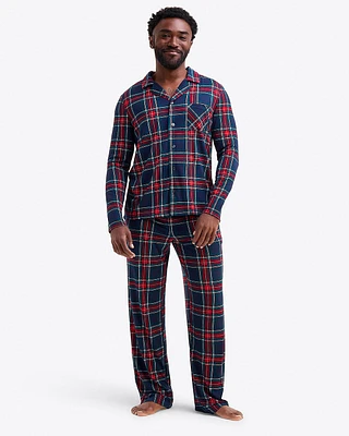 Men's Pajama Set Georgia Plaid