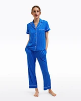 Linda Pajama Set Blue Polka Dot