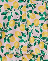 Sara Pajama Set Pink Lemon Blossom