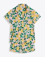 Sara Pajama Set Pink Lemon Blossom
