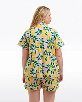 Sara Pajama Set Pink Lemon Blossom