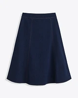Midi Skirt Dark Wash Denim