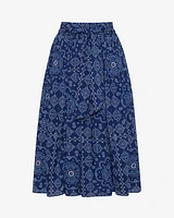 Midi Skirt Bandana Blue