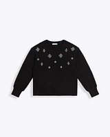 Embellished Crewneck Sweater