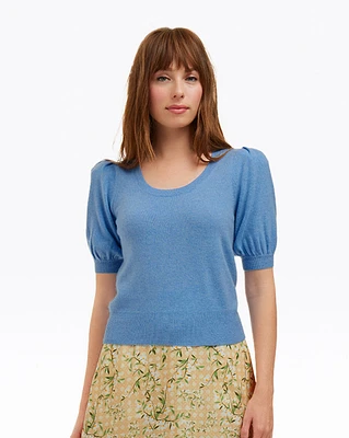 Short Sleeve Cashmere Sweater