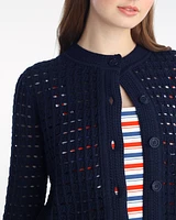 Crochet Sweater Cardigan Nassau Navy