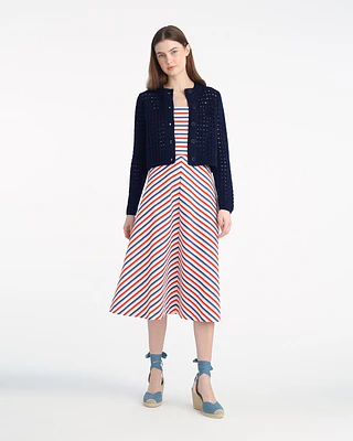 Crochet Sweater Cardigan Nassau Navy
