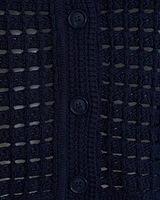 Crochet Sweater Cardigan Nassau Navy
