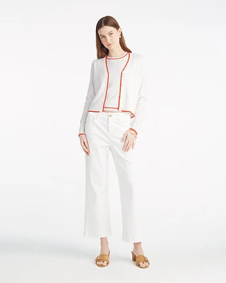 Piped Cardigan