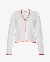 Piped Cardigan