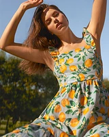 Carrie Midi Dress Lemon Blossom