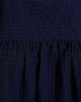 Flutter Sleeve Top Seersucker