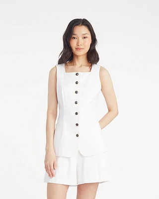 Tailored Top Pique