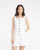 Tailored Top Pique