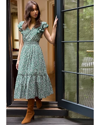 Meg Midi Dress Gauzy Cotton