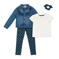 Girl's Jacket and Scrunchie Set