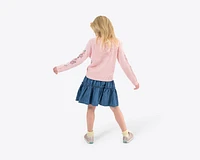 Girls' Sweater, Skirt and Headband Set