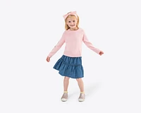 Girls' Sweater, Skirt and Headband Set