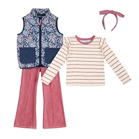 Girls' Vest, Top and Pant Set