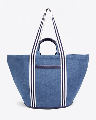 Large Tote in Denim