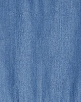 Heidi V-Neck Top Chambray