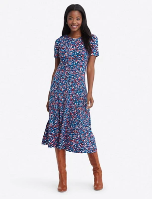 Tammy Midi T-Shirt Dress Spring Ditsy Floral