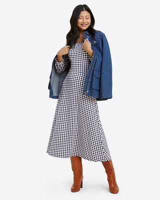 Fit & Flare Dress Gingham