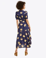 Naomi Wrap Dress Wild Cosmos