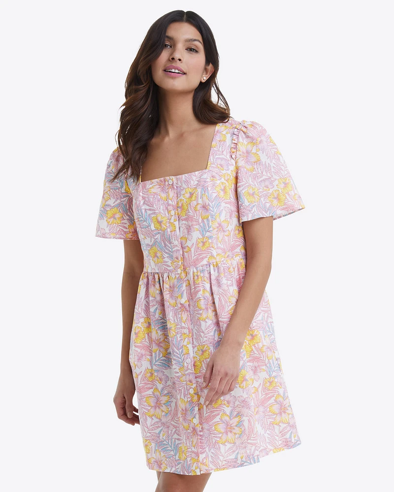 Danielle Mini Dress Lily Floral