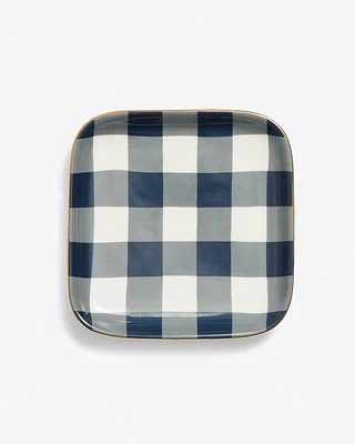 Medium Trinket Tray Gingham