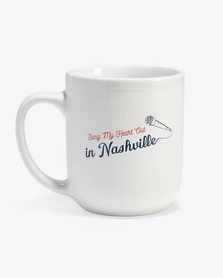 Sang My Heart Out in Nashville Mug